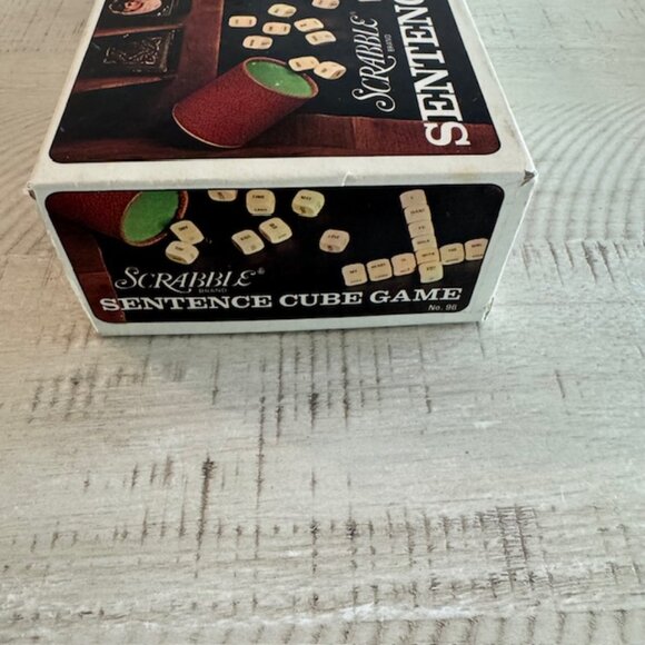 Vintage 1971 Scrabble Brand Sentence Cube Game (Mint) - Picture 6 of 10